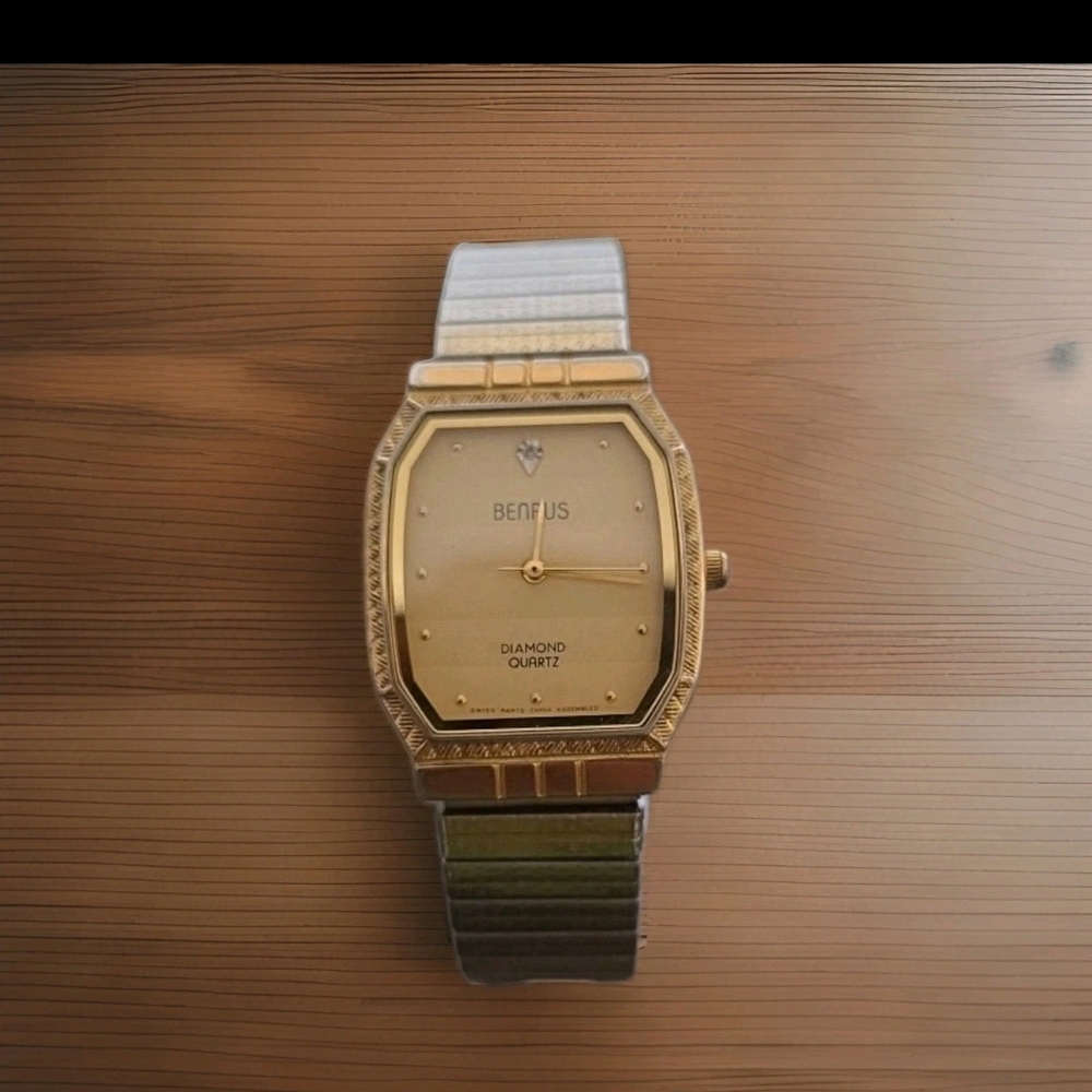 Benrus Gold and Silver Men's Watch